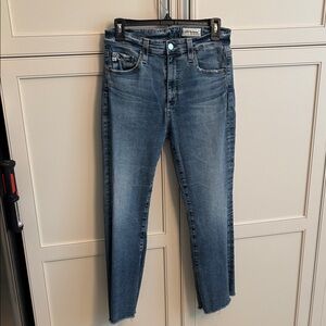AG Adriano Goldschmied Medium Blue Skinny Jeans